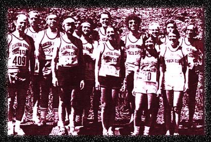 Central Park Track Club team photo, 1972